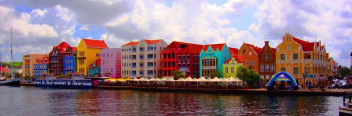 Downtown Willemstad in Curacao