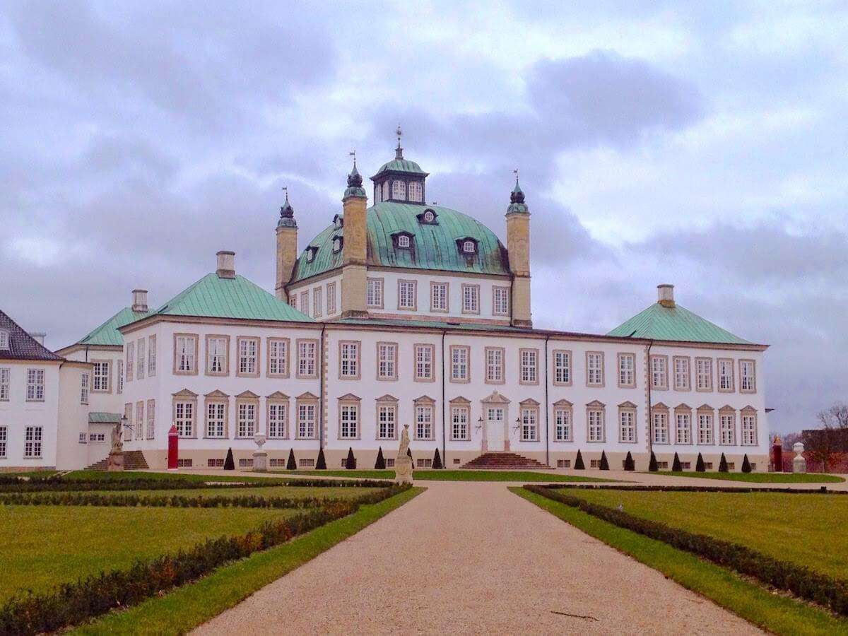 The Back of Fredensbog Castle