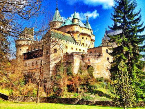 The fairy tale outside of Bojnice Castle, Slovakia