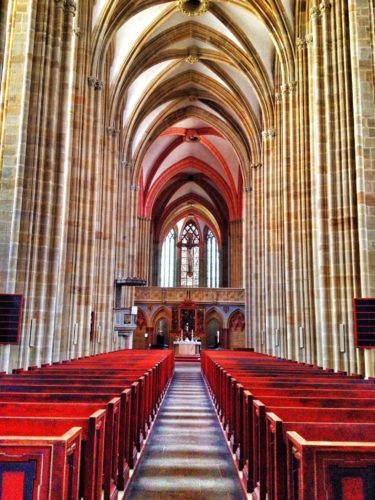 The inside of the Meissen Cathedral