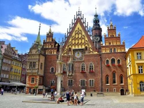 Wroclaw Market Square, Poland