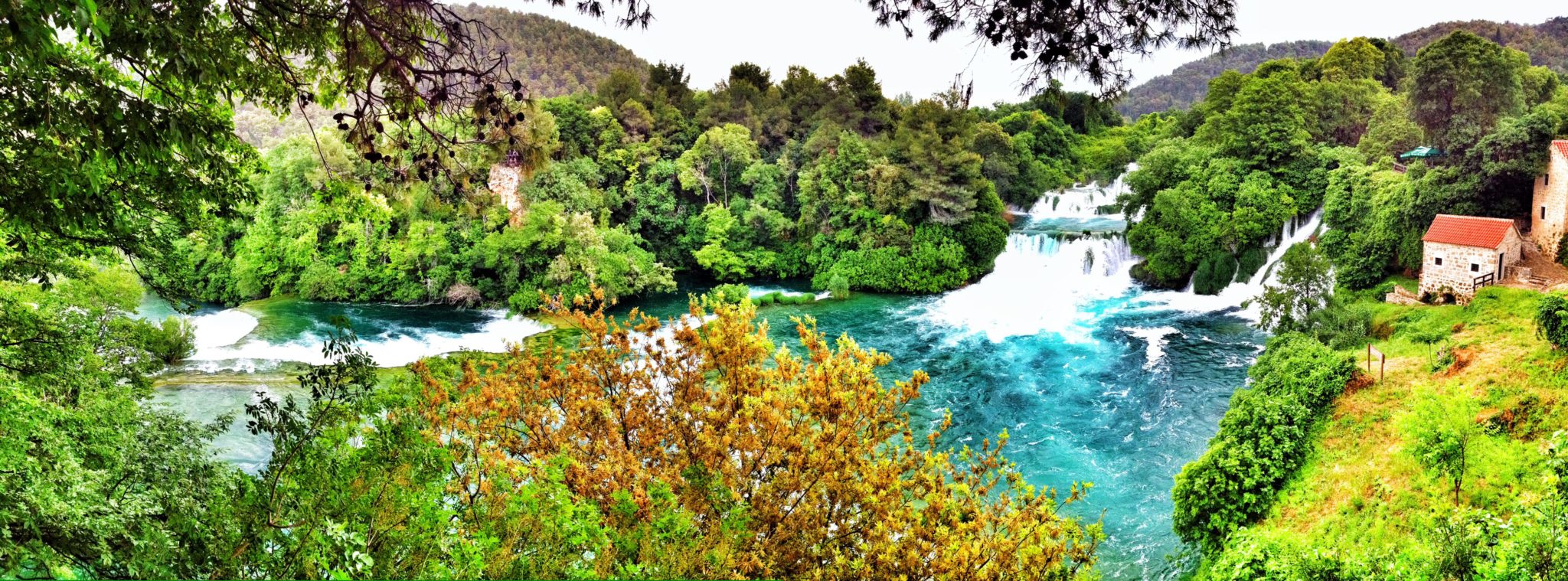 The stunning waterfalls of Krka National Park, Croatia