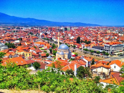 View of the Church of Holy Savior from the Kalaja Fortress