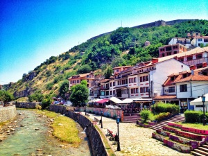 Along the river in Prizren