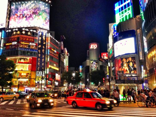 Shibuya Crossing at Night