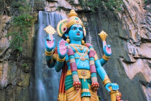 One of the Hindu gods outside of the Batu Caves