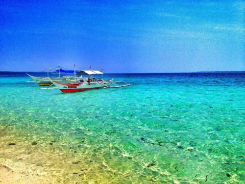 Our outrigger boat from Bantayan Island to Malapascua Island
