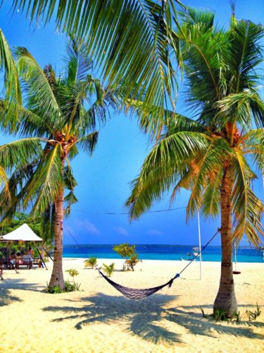 The beaches of Virgin Island in the Philippines