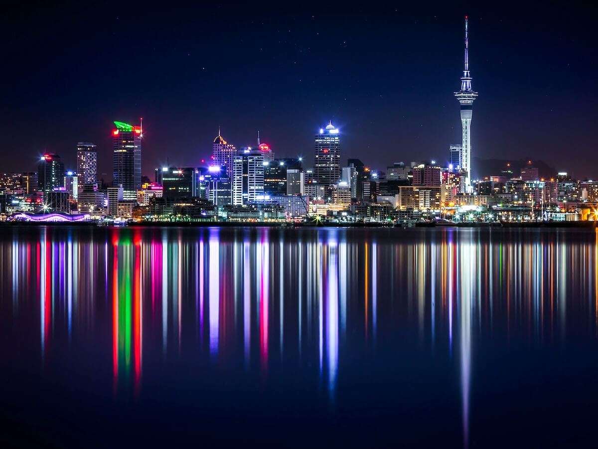 Auckland Skyline at Night