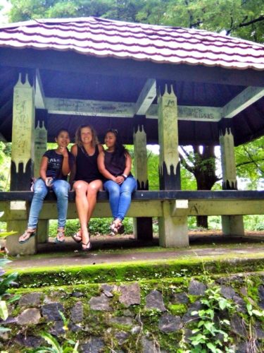 My new Indonesian friends on our way to Papas Waterfalls