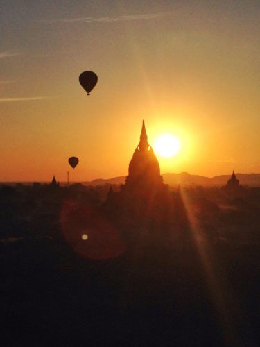 Sunrise in Bagan, Myanmar