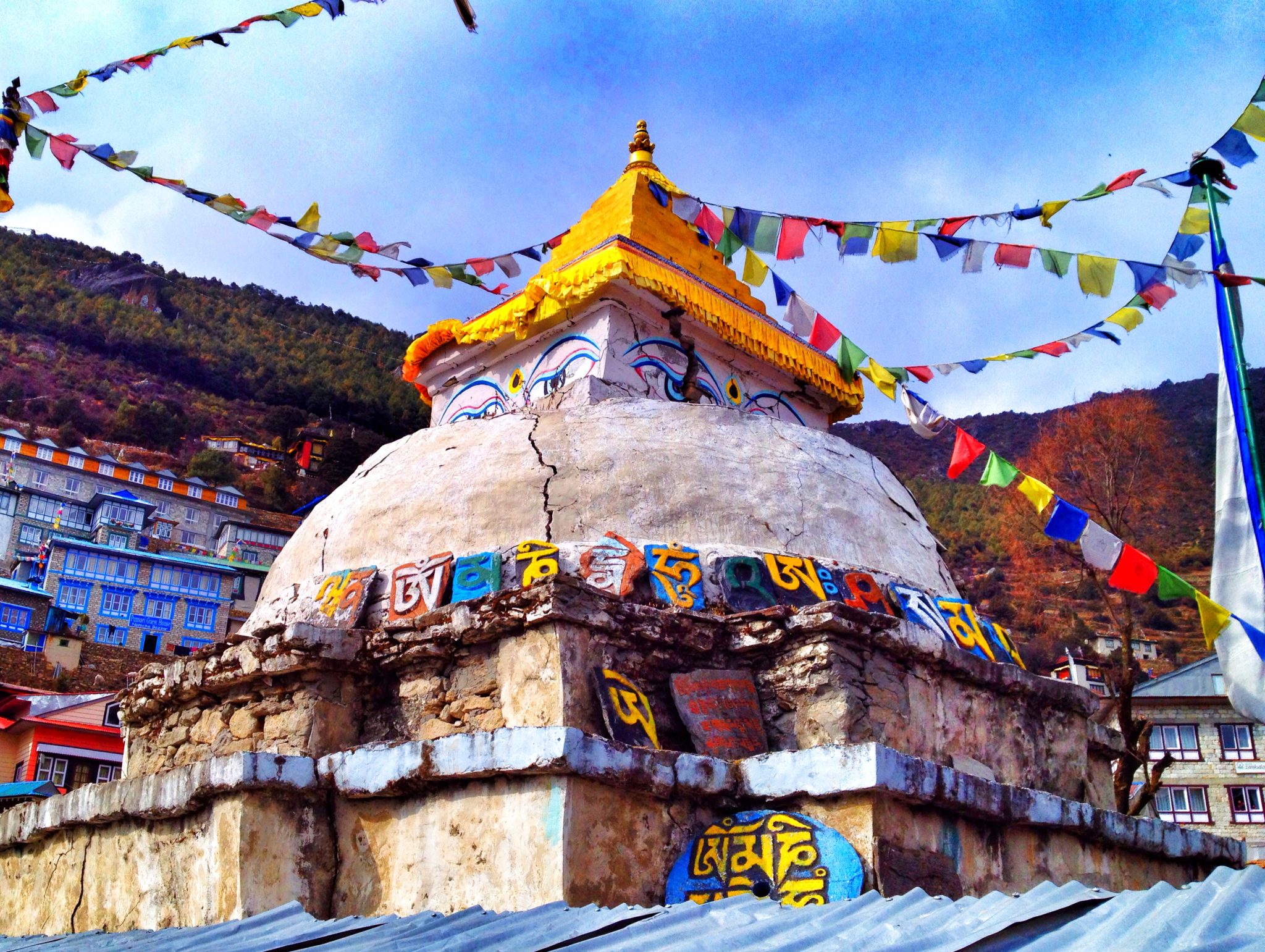 Stupa along the way
