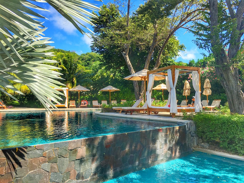 Pool side cabana