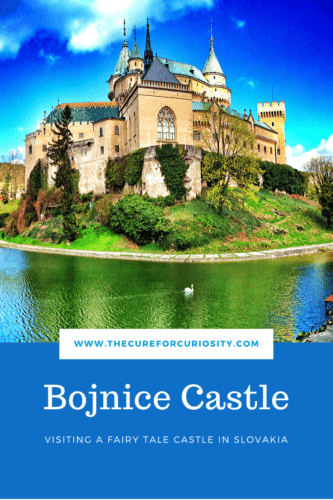 Pinterest tile for Day Trip to Bojnice Castle