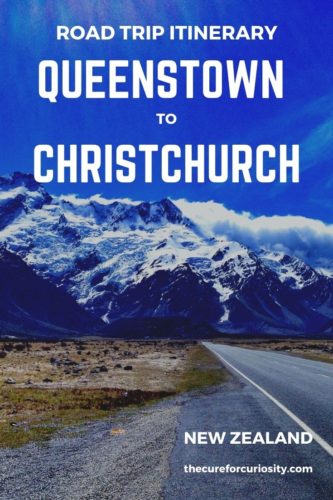 Road trip Queenstown to Christchurch