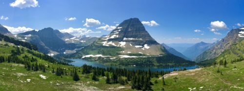 The View from Hidden Lake Overlook in Glacier National Park
