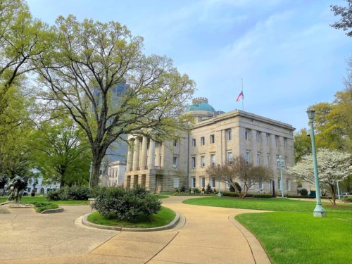 The Capitol Building in Raleigh, NC