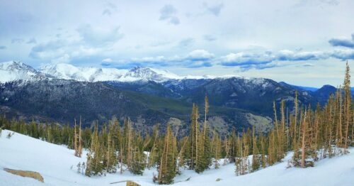Views of the Rocky Mountains