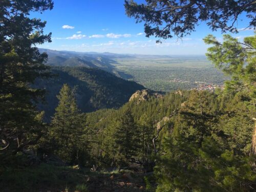 Hiking in the surrounding mountains of Denver, CO