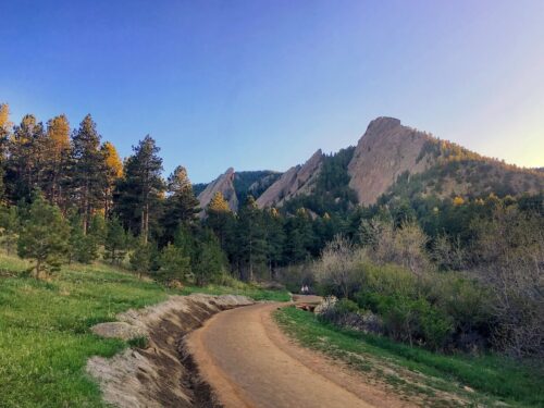 The Flatiron Mountains in Boulder