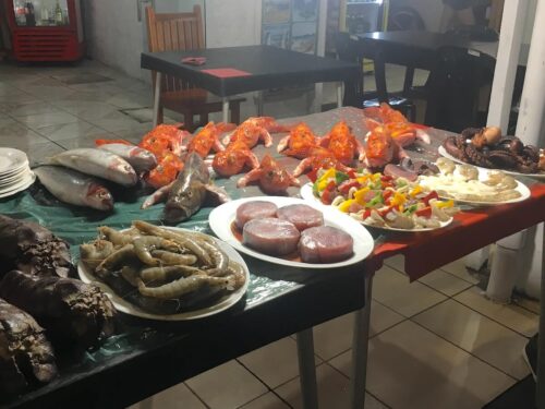 Dinner options in the Galapagos