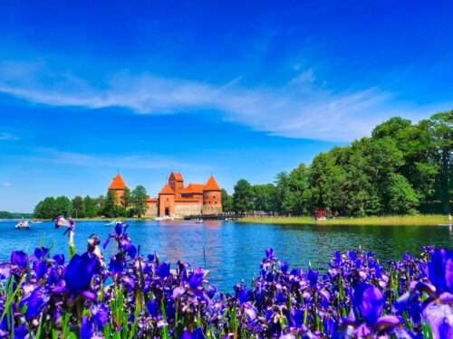 Front View of Trakai Fortress