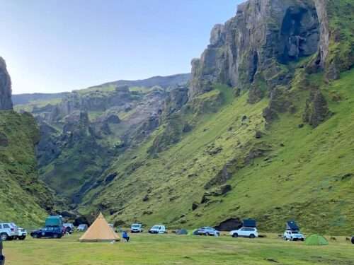 Camping in Iceland