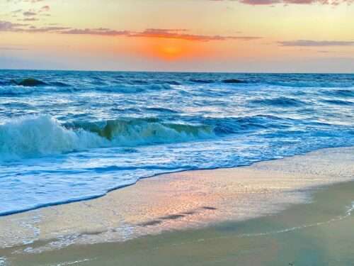 Sunrise on North Carolina beaches