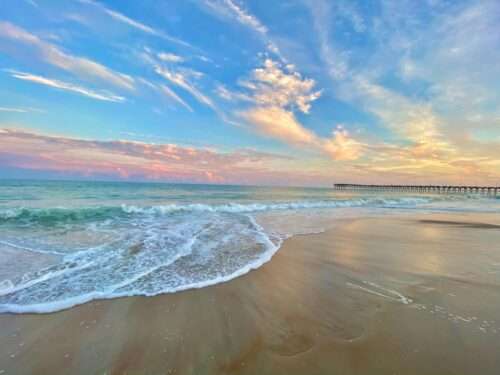 Sunset at Topsail Beach, NC