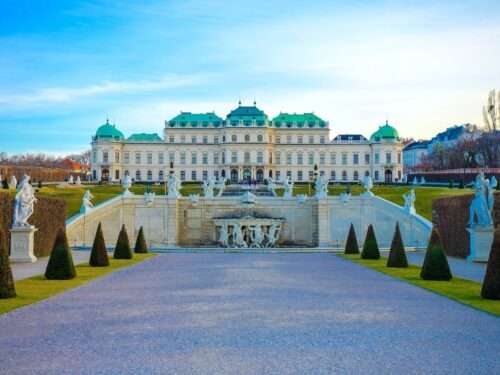 Belvedere in Vienna, Austria