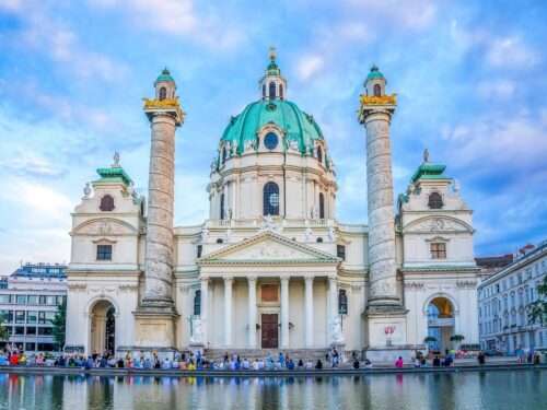 Karlskirche in Vienna, Austria