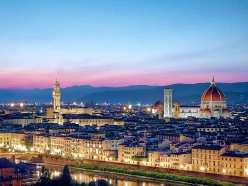 Sunset in Florence