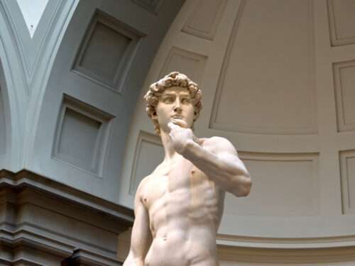 The David in Florence, Italy