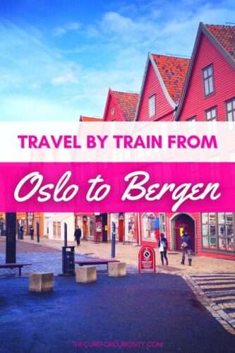Travel by Train from Oslo to Bergen, Norway
