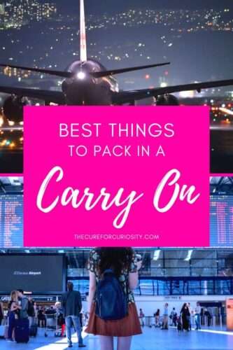 Best Things to Pack in a Carry On