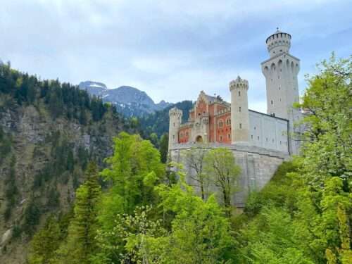 Front View of Neushcwanstein Castle