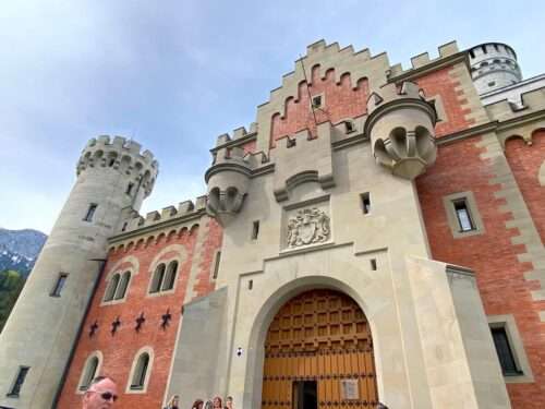 Front of Neuschwanstein Castle