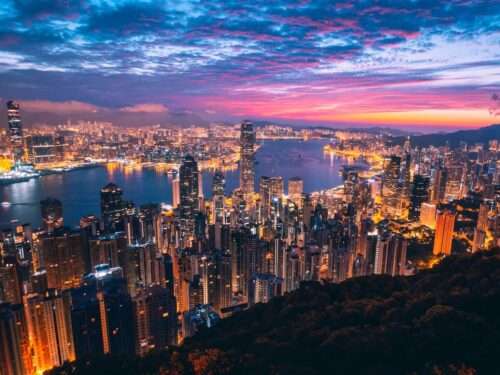 Hong Kong View from The Peak