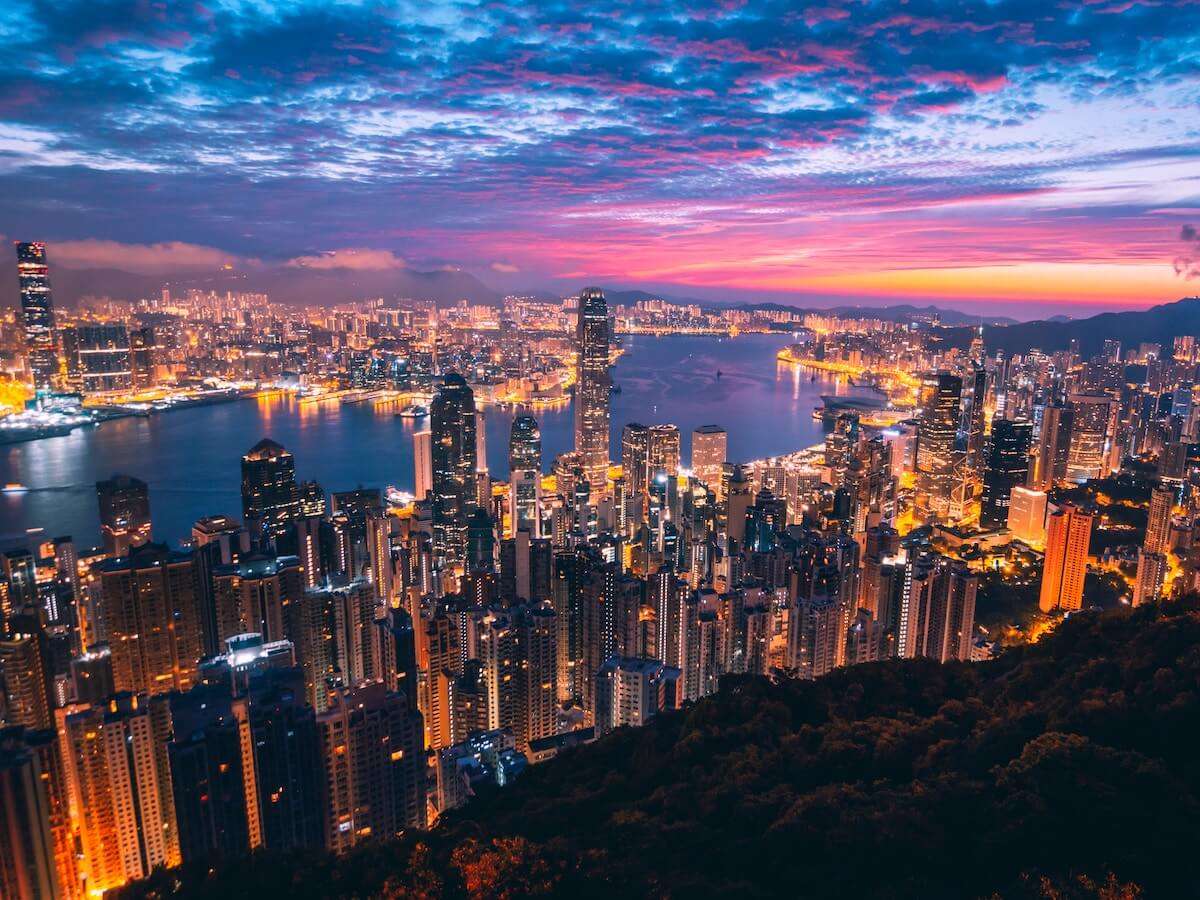 Hong Kong View from The Peak