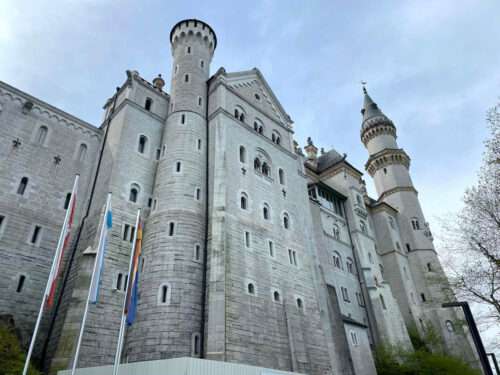 Side View of Neuschwanstein Castle