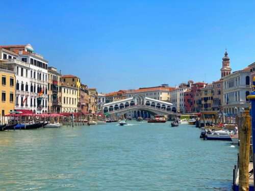 Rialto Bridge in Venice, Italy
