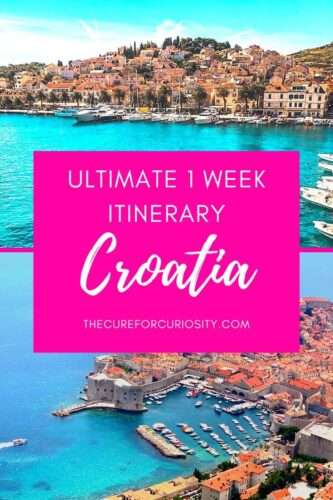 Ultimate 1 Week Itinerary in Croatia