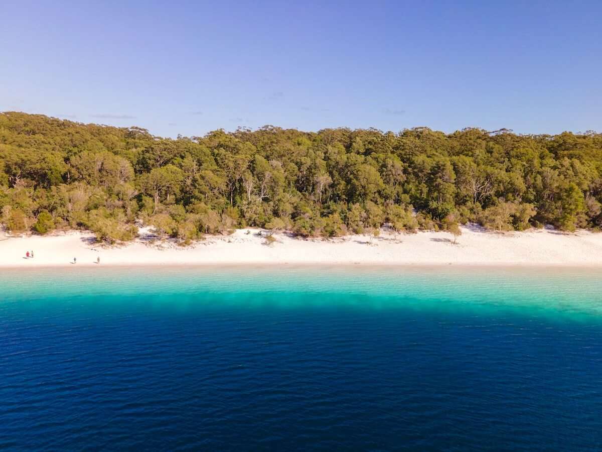 Lake Mckenzie in K'gari, aka Fraser Island, Australia