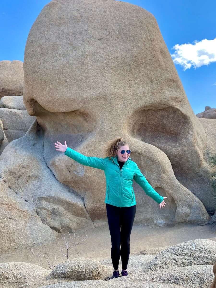 Me at Skull Rock Joshua Tree National Park