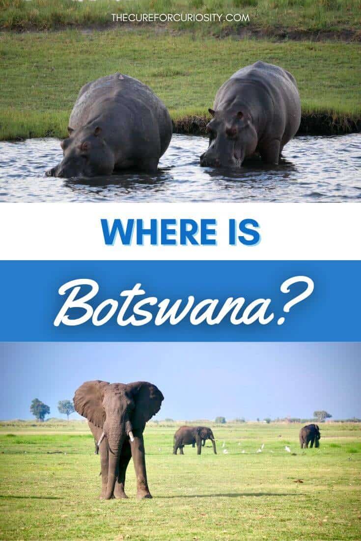 Where is Botswana on a Map of Africa